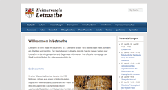 Desktop Screenshot of heimatverein-letmathe.de
